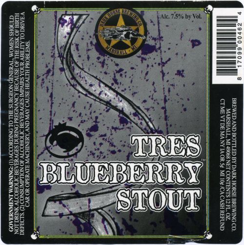 Tres Blueberry Stout
